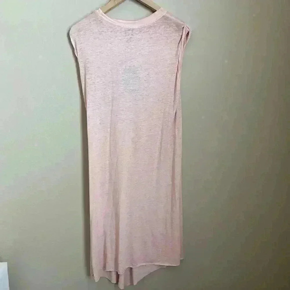 All Saints Duma Asymmetrical‎ Tank Dress Blush - Picture 10 of 16